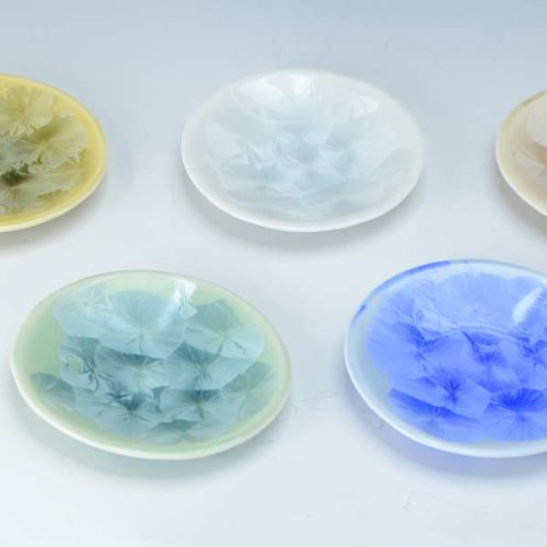 清水焼　花結晶三寸皿　１０枚　京焼 Amazon | 京焼 清水焼 三寸皿揃 花結晶 はなけっしょう TOA370 | 小皿